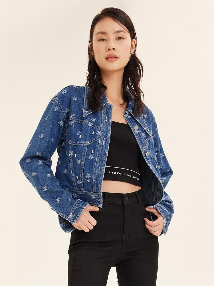 Diamonds Crop Jacket GOELIA