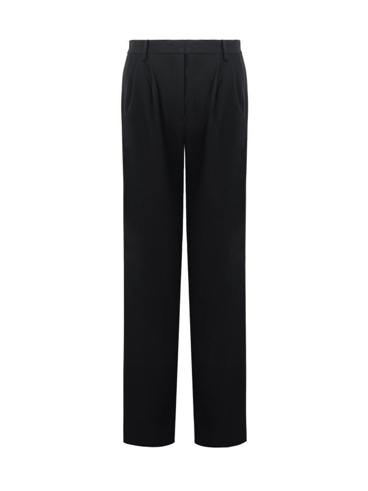 Wool Straight Full Length Pants GOELIA