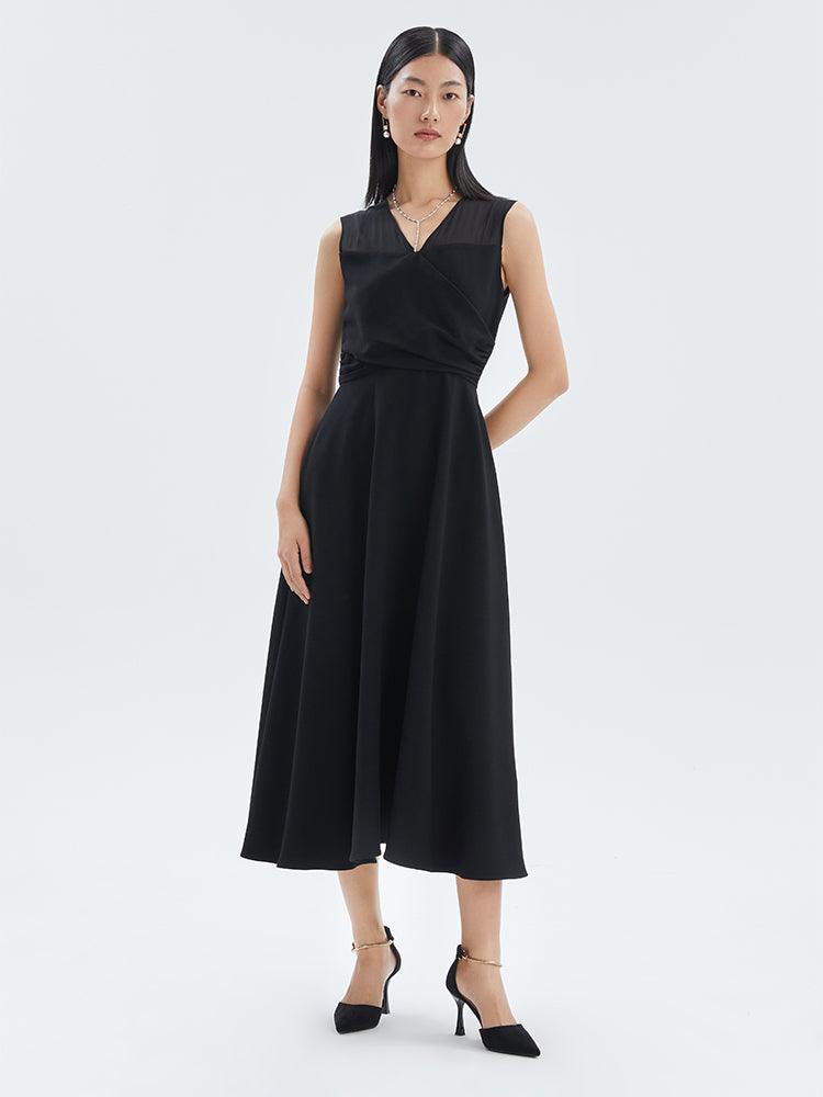 Triacetate Gathered Waist Gown GOELIA