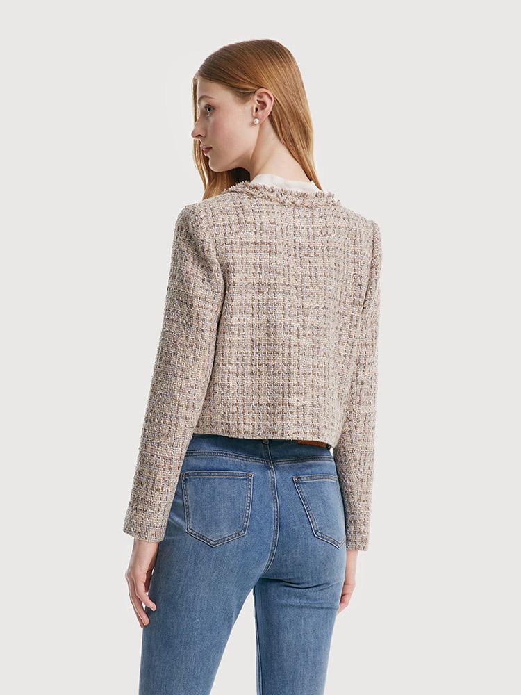 Knitted Tweed Short Jacket GOELIA