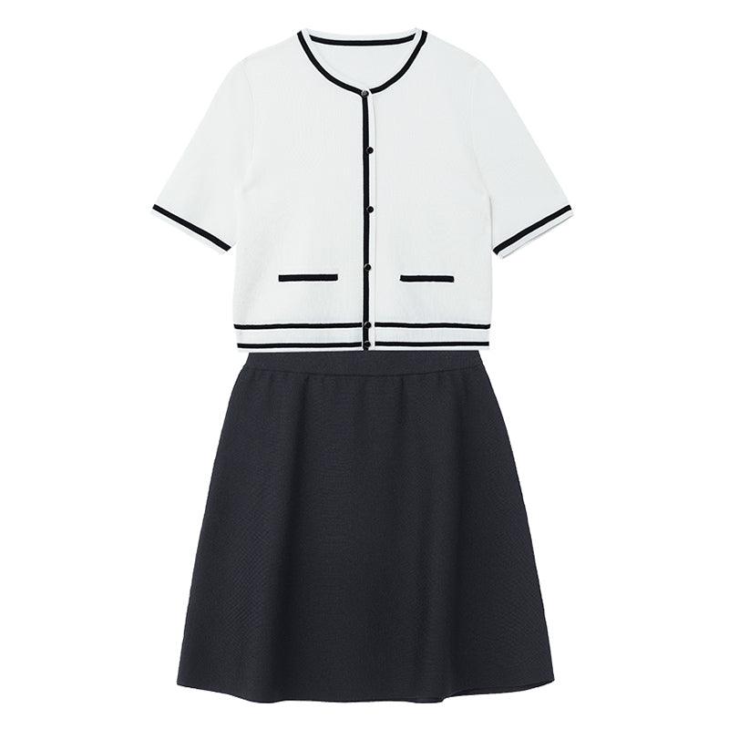 Tencel Short Sleeve Two-piece Suit GOELIA