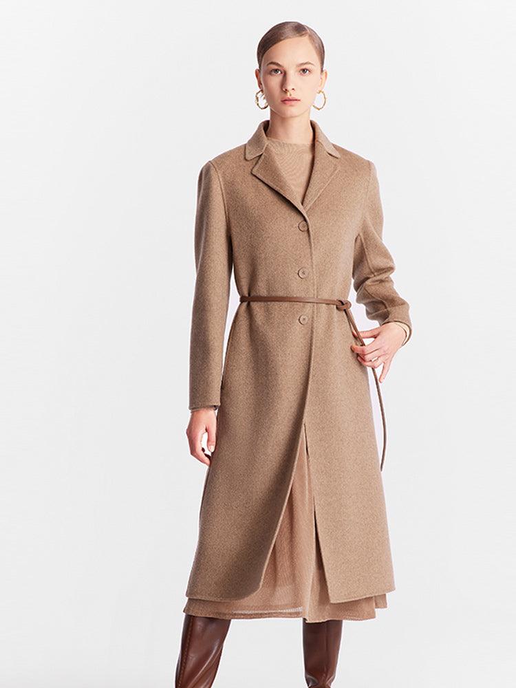 Full Cashmere Slim-Fit Overcoat GOELIA