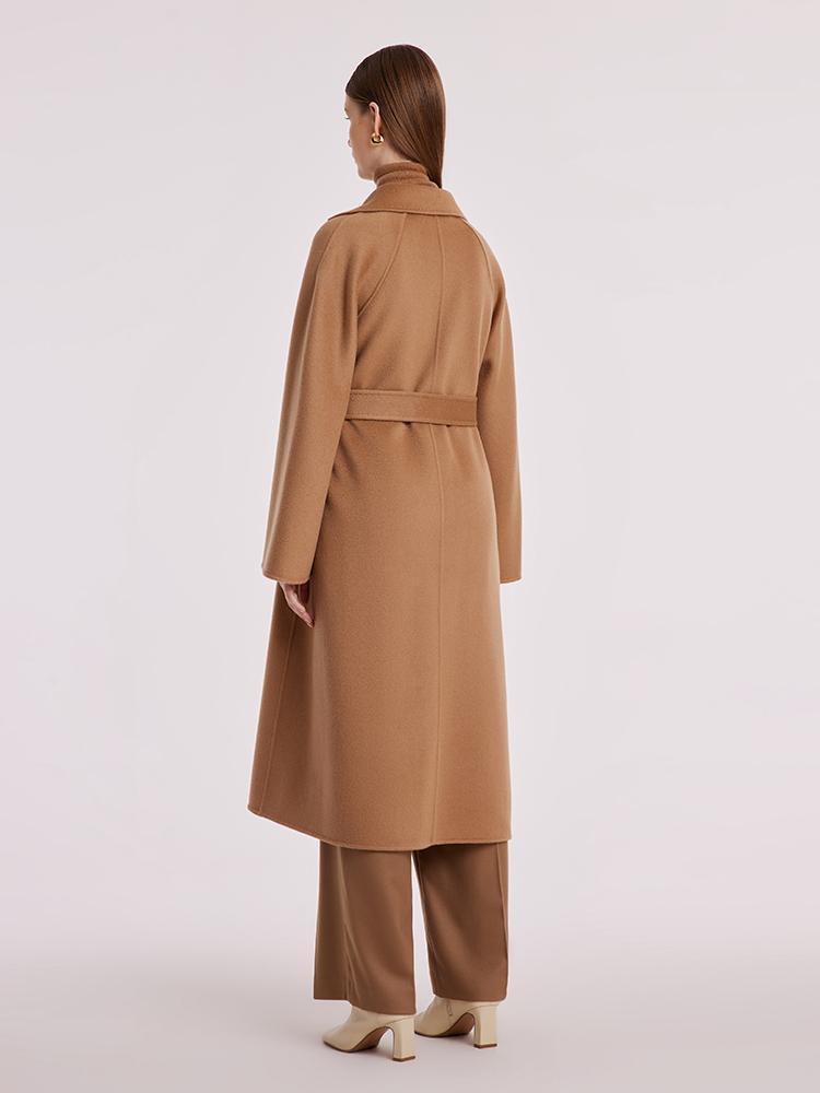 Pure Cashmere Tie-up Coat GOELIA