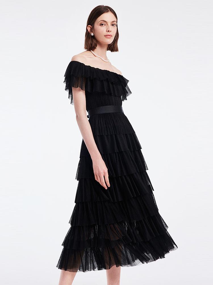 Multi-Layer Pleated Dress GOELIA