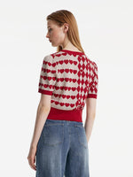Acetate Cotton Knitted Top GOELIA