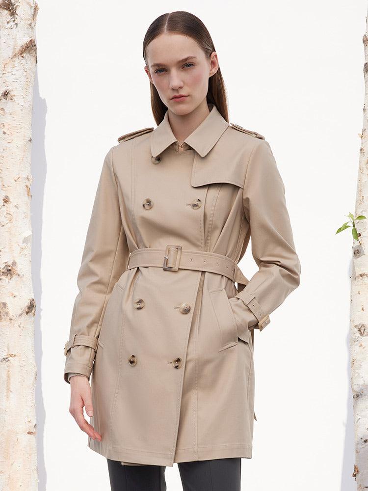 Classic Double-Breasted Trench-Coat GOELIA