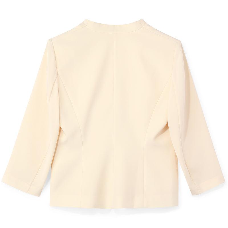 Triacetate Collarless Blazer GOELIA