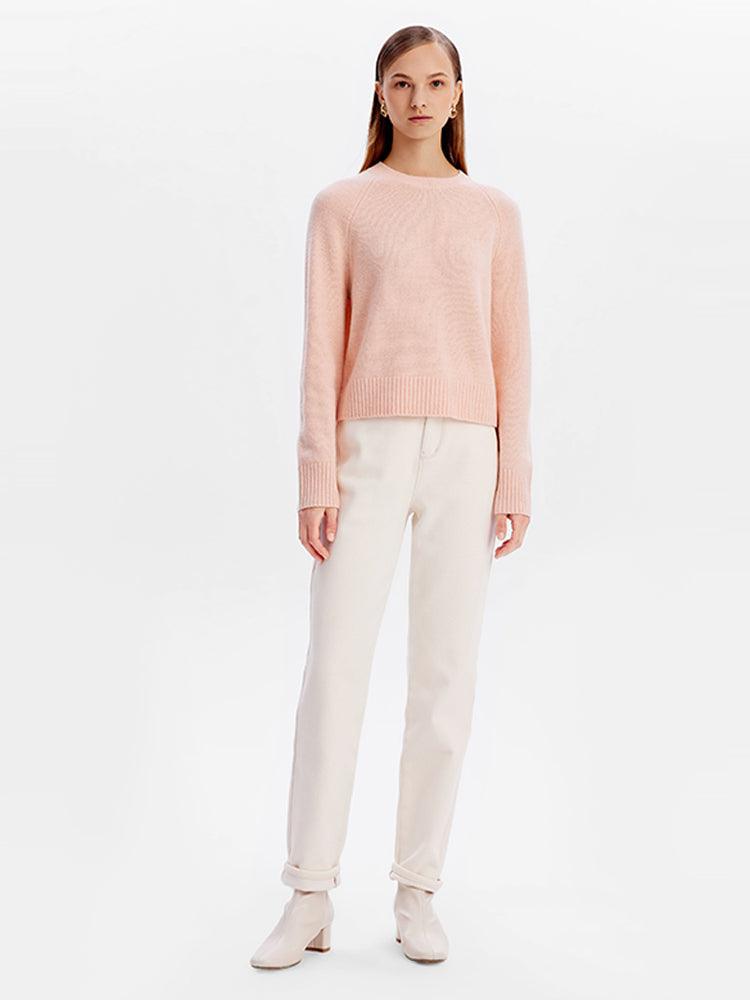 Pink Woolen Sweater GOELIA