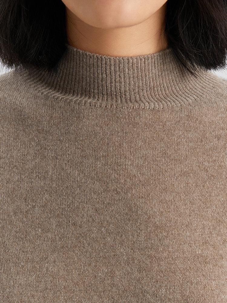 Mock Neck Cashmere Sweater GOELIA