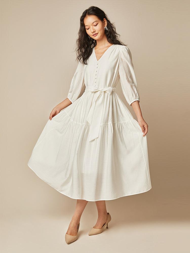 Acetate Ankle-Length Dress GOELIA