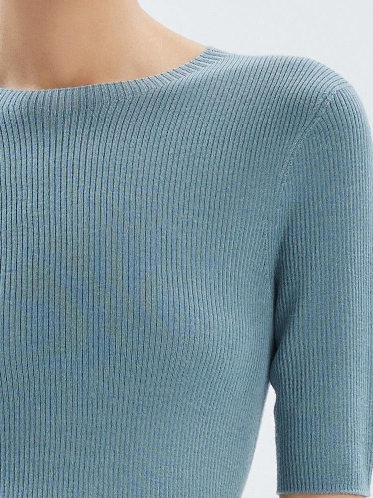 3D Silk & Wool Sweater GOELIA