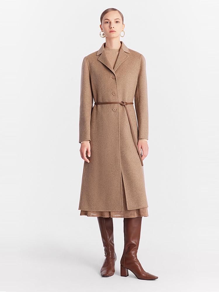 Full Cashmere Slim-Fit Overcoat GOELIA