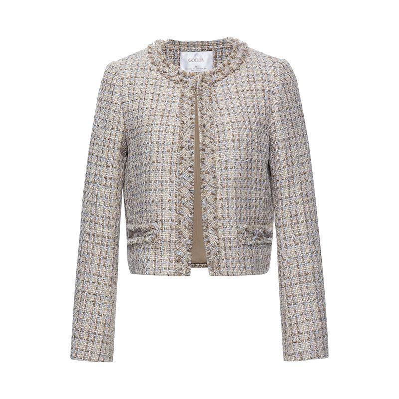 Knitted Tweed Short Jacket GOELIA