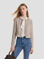 Knitted Tweed Short Jacket GOELIA