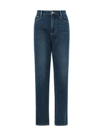 High-Waisted Ankle Length Tapered Jeans GOELIA