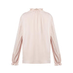 22 Momme Silk Ruffle Blouse GOELIA