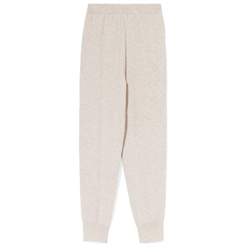 Beige Wool Casual Pants GOELIA