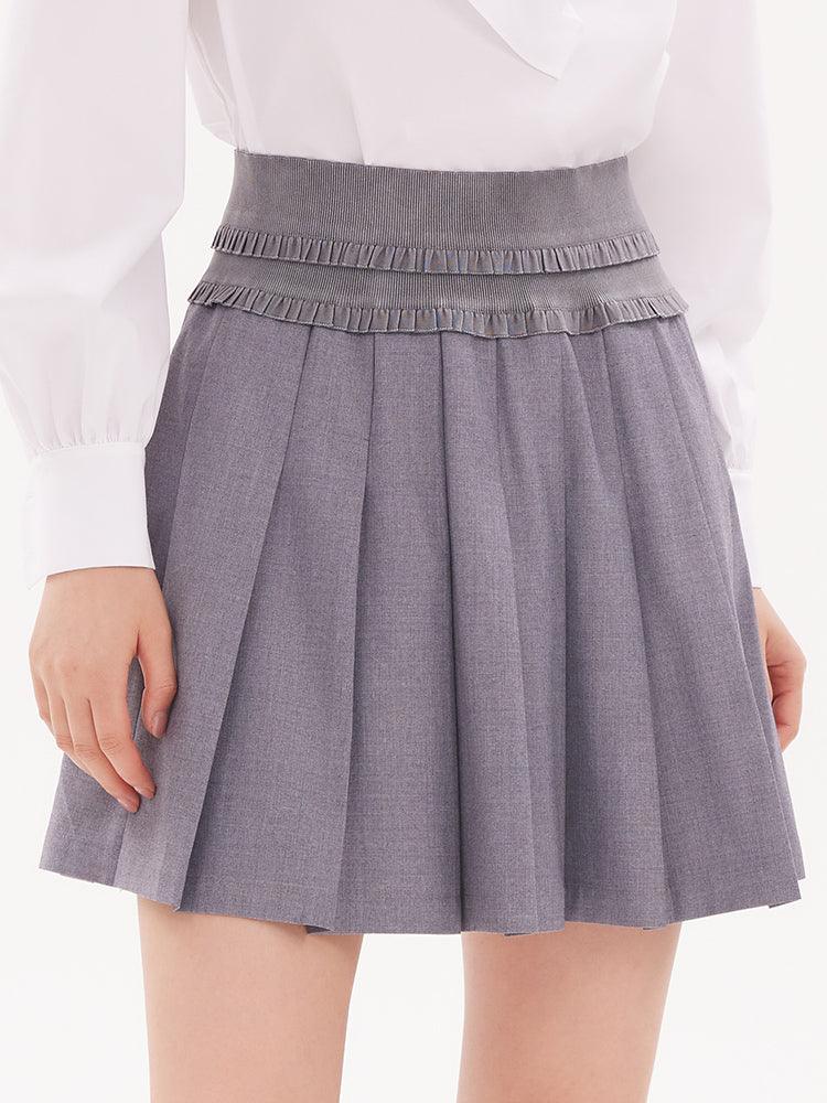 Preppy Pleated Skirt GOELIA