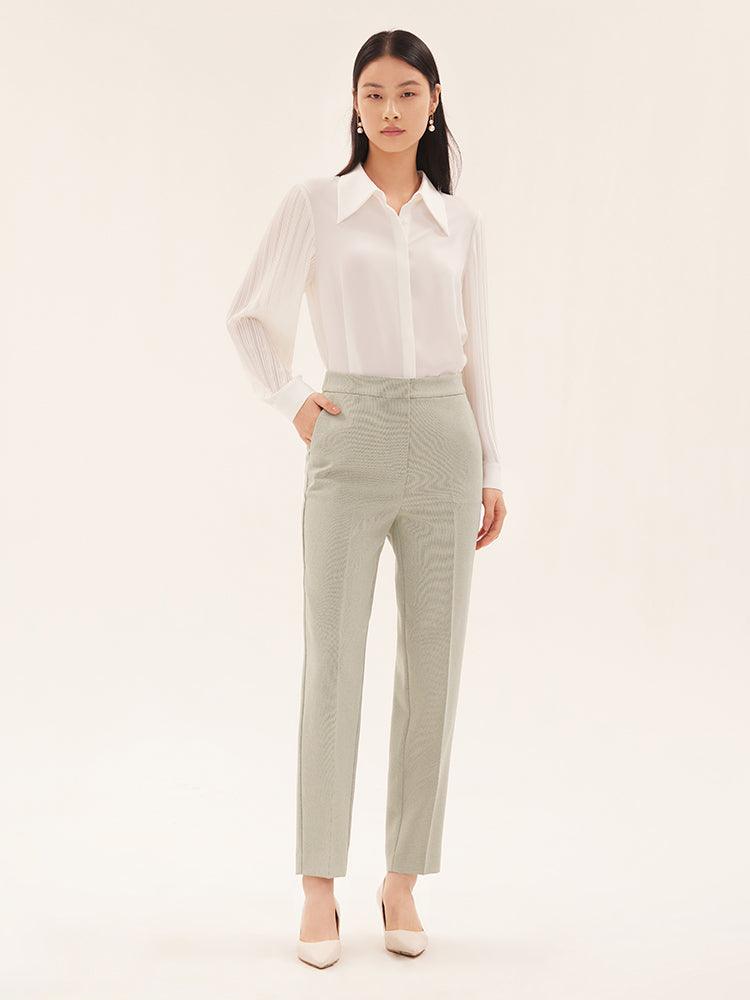 Slim-Fit Ankle Length Pants GOELIA