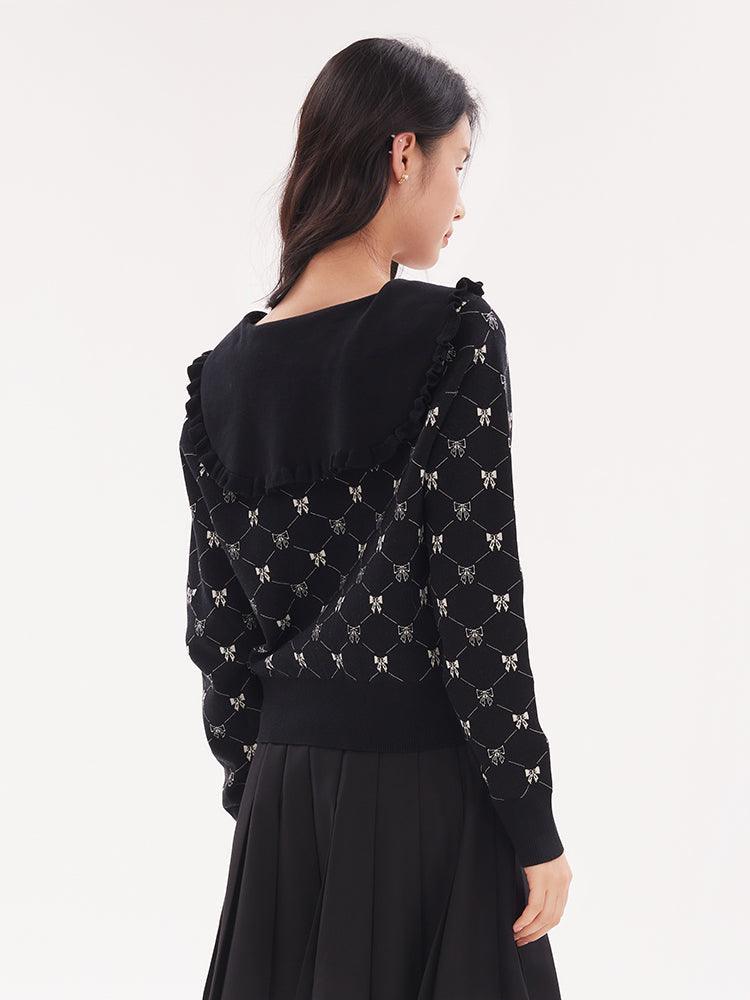 Jacquard Knitted Sweater GOELIA