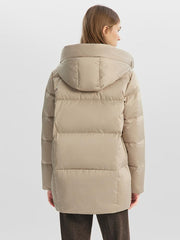 Cocoon Hooded Goose Down Jacket GOELIA