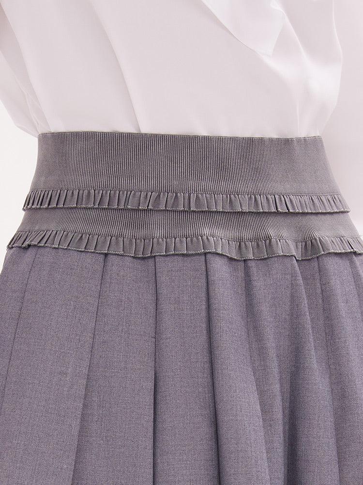 Preppy Pleated Skirt GOELIA