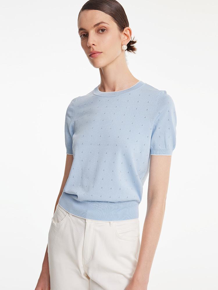 Acetate Pullover Top GOELIA