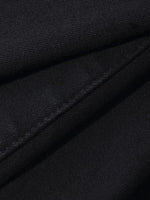 Black Ankle Length Flared Jeans GOELIA