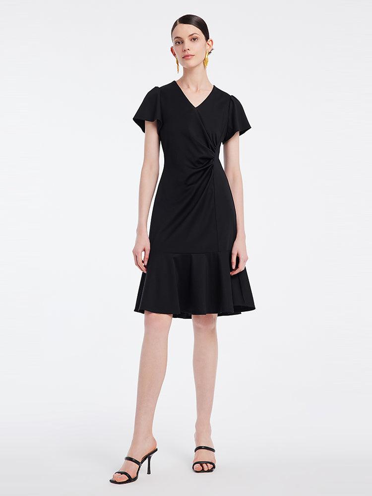 Knitted Pleated Dress GOELIA