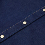 Gathered Waist Denim Dress GOELIA