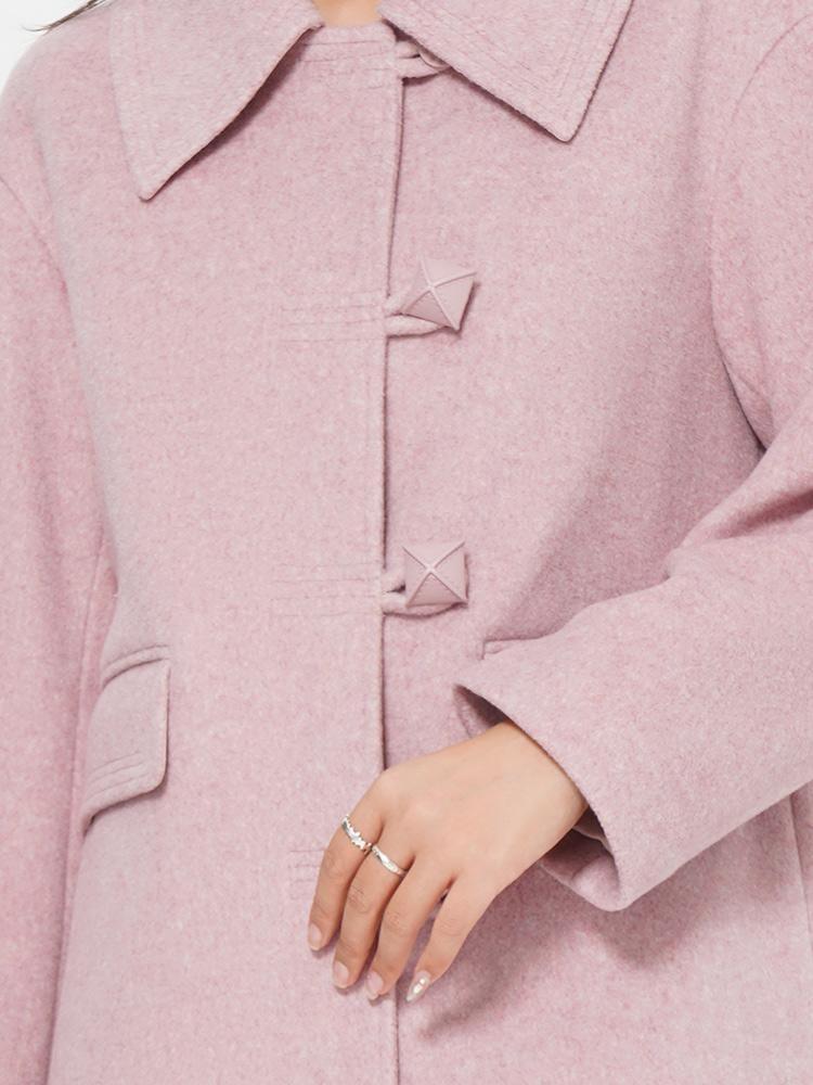 Lapel Mid-length Coat GOELIA