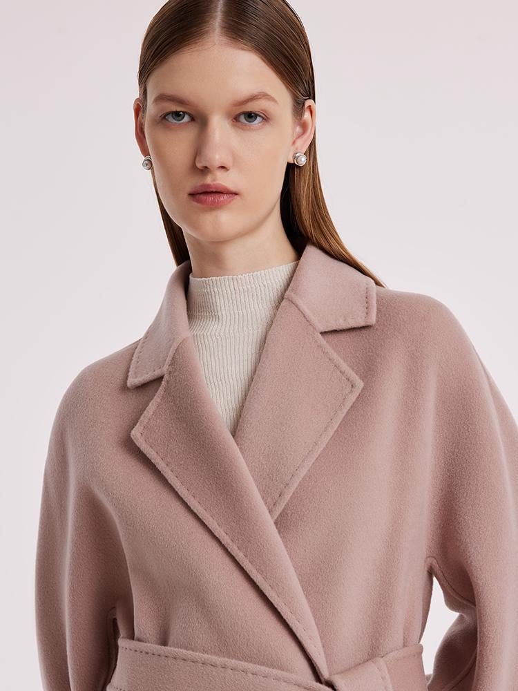 Pure Cashmere Tie-up Coat GOELIA