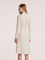 Tencel Wool Dress With Belt GOELIA