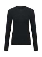 Pure Washable Wool Sheath Knit Sweater GOELIA