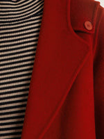 Tencel Wool Double-Faced Lapel Coat GOELIA