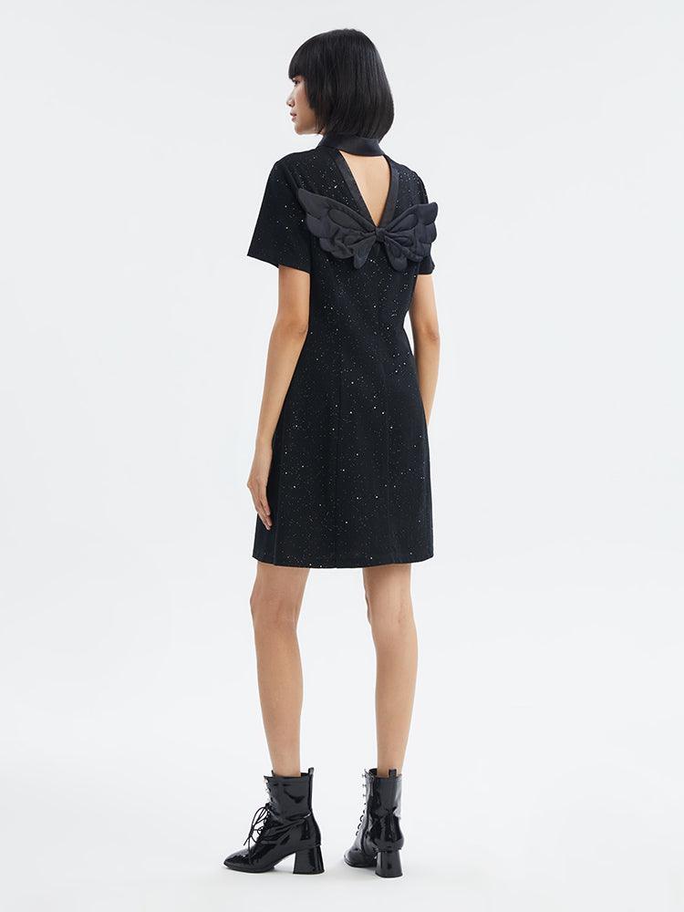 Sequins Woven Dress GOELIA