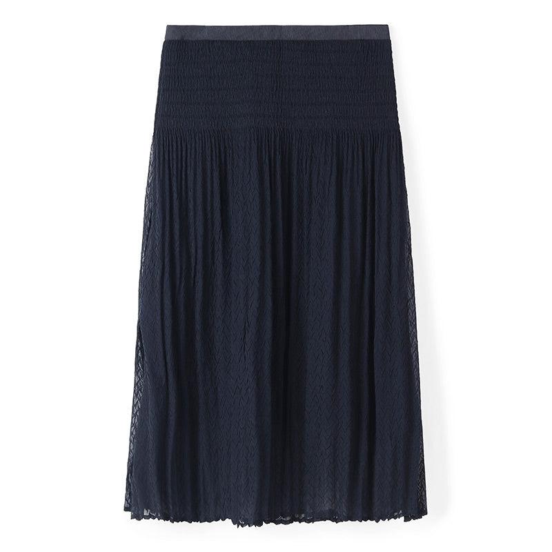 Double-Layer Hand-Pleated Skirt GOELIA