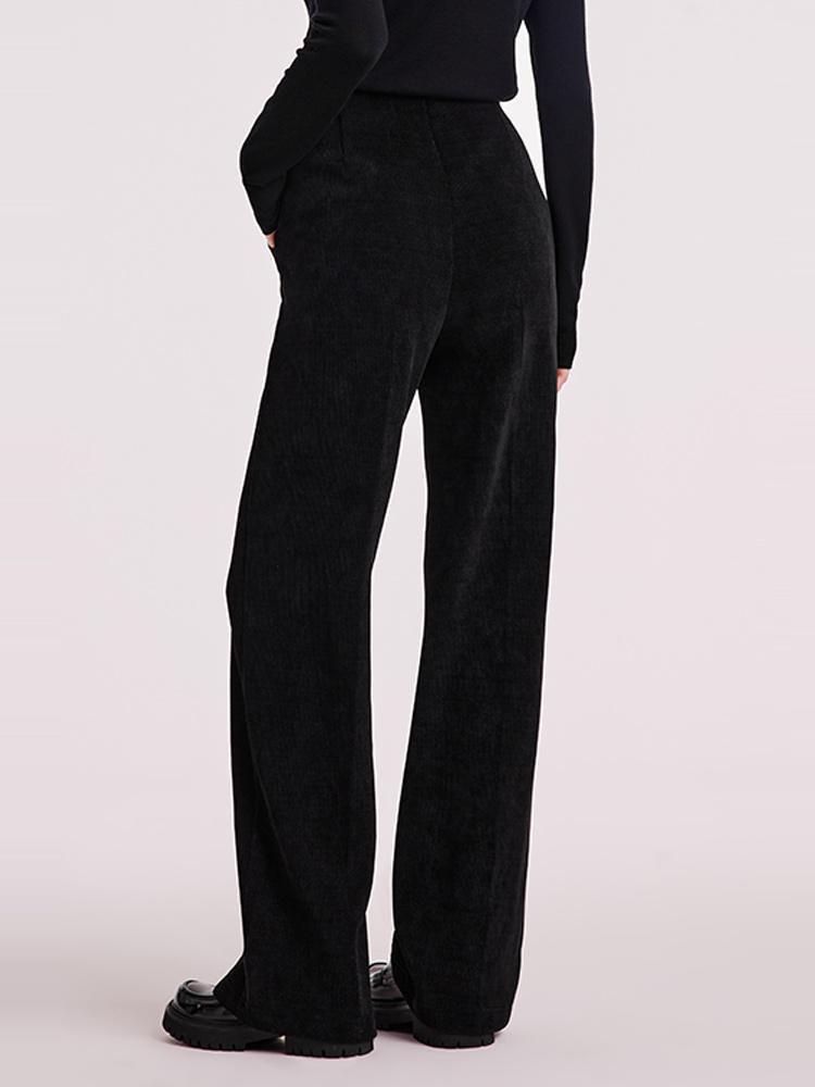 Knit Straight Full Length Pants GOELIA