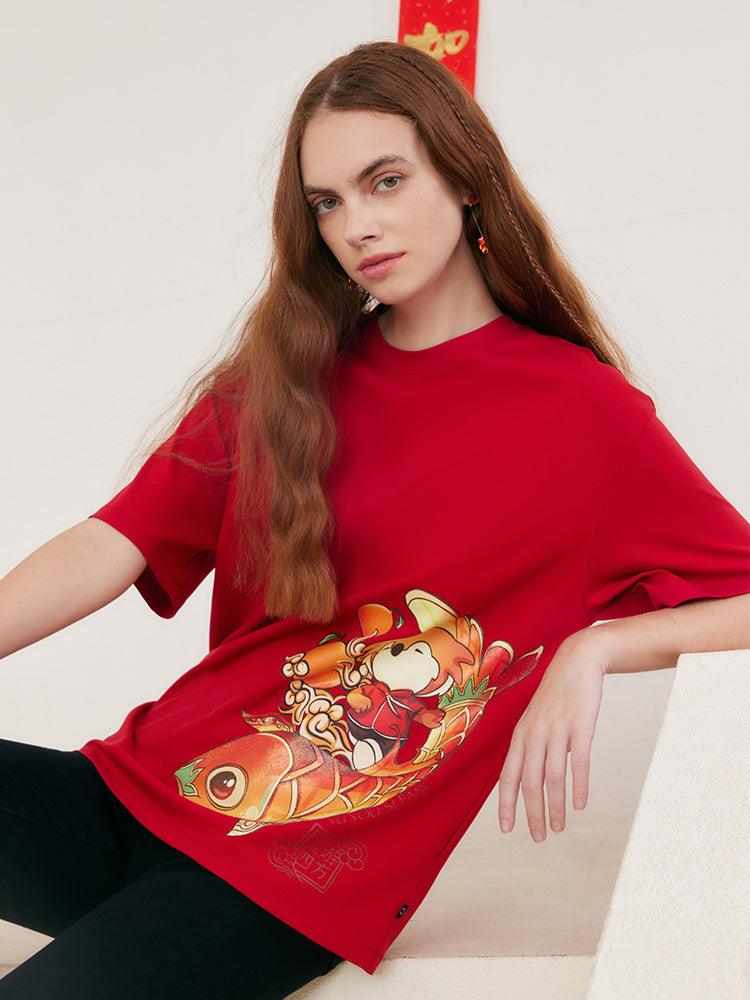 Cartoon Print T-shirt GOELIA