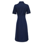 Gathered Waist Denim Dress GOELIA