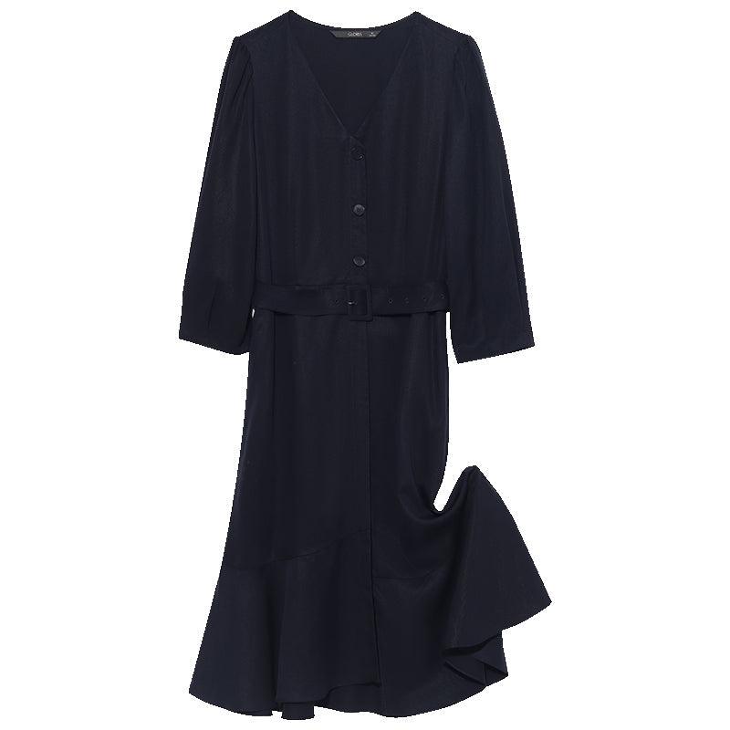 Tencel Asymmetrical Dress GOELIA