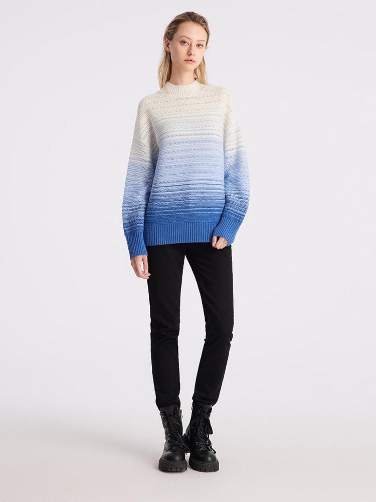 Gradient Woolen Sweater GOELIA