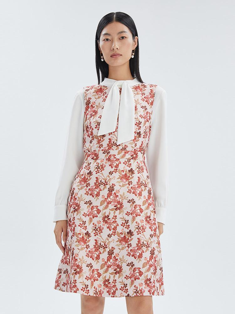 Jacquard-print Dress GOELIA