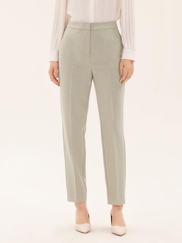 Slim-Fit Ankle Length Pants GOELIA