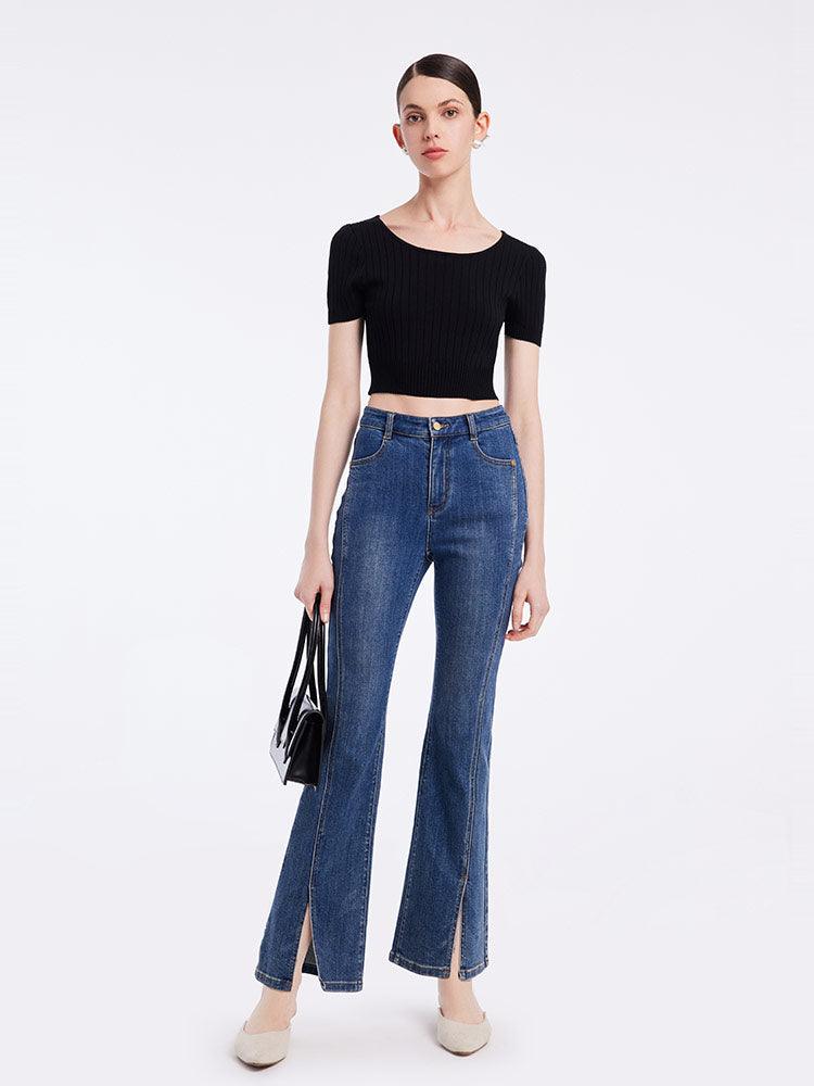 Basic Fitted Crop Top