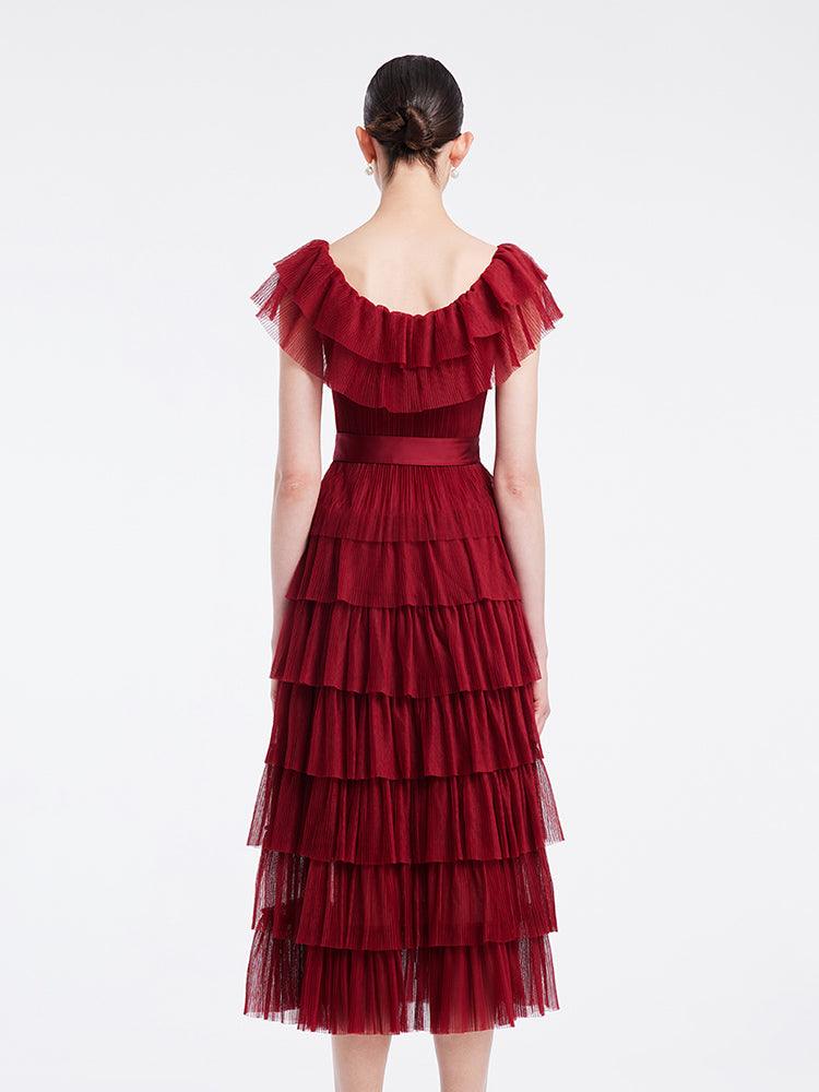 Multi-Layer Pleated Dress GOELIA