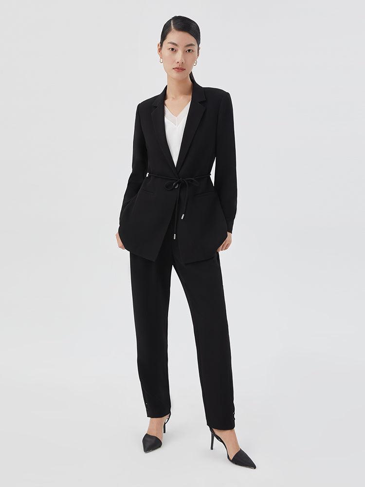 One-button Acetate Suit GOELIA