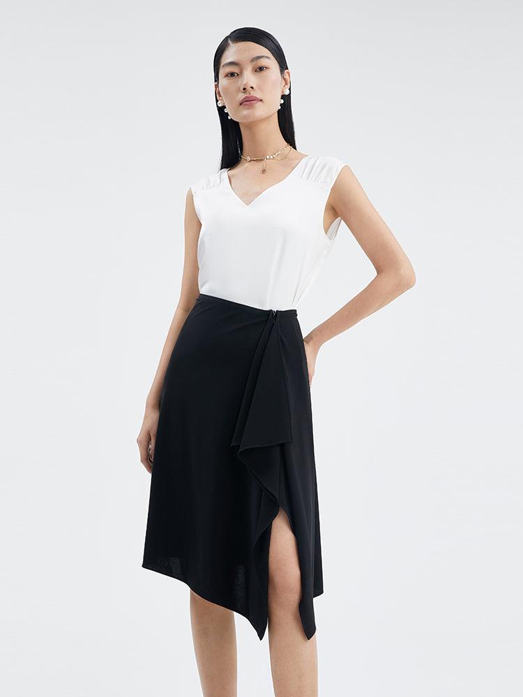 Triacetate Knit Skirt GOELIA