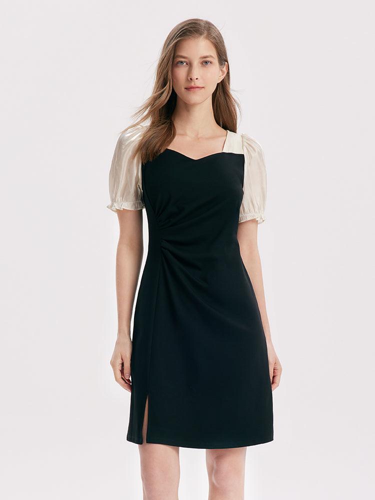 Asymmetric Pleated Dress GOELIA