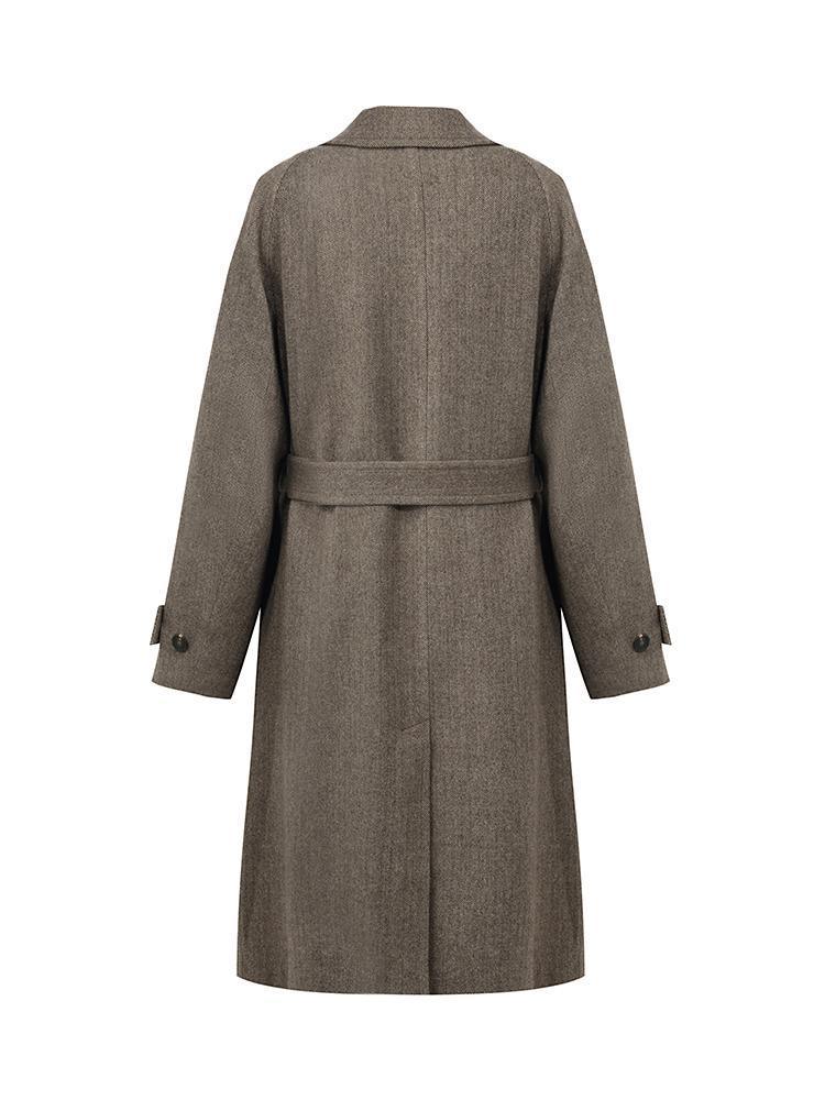 Washable Wool Straight Coat GOELIA